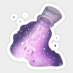 Spilling space Sticker